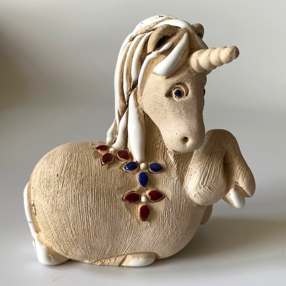 Artesania Rinconada Unicorn Figurine Collectible 1990s Vintage - Picture 1 of 6